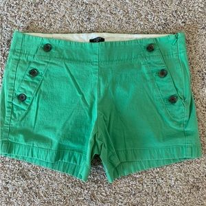 Green women’s shorts